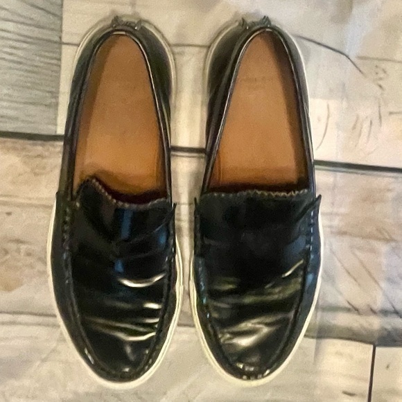 Givenchy, Paris: Black Patent Leather Heel Studded Loafers Sz 41 GUC (us 9) - Picture 8 of 11